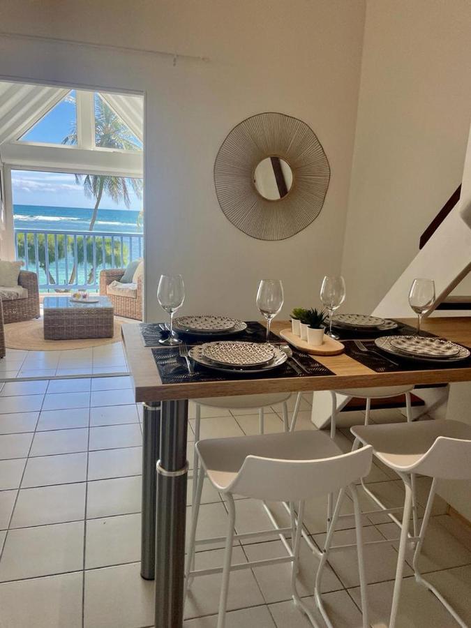 Ti Macloa - Appartement Les Pieds Dans L'Eau Sainte-Anne  Esterno foto